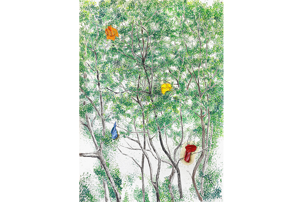 Série Ode ao Pássaro, 2019
Óleo sobre papel
140 x 100 cm