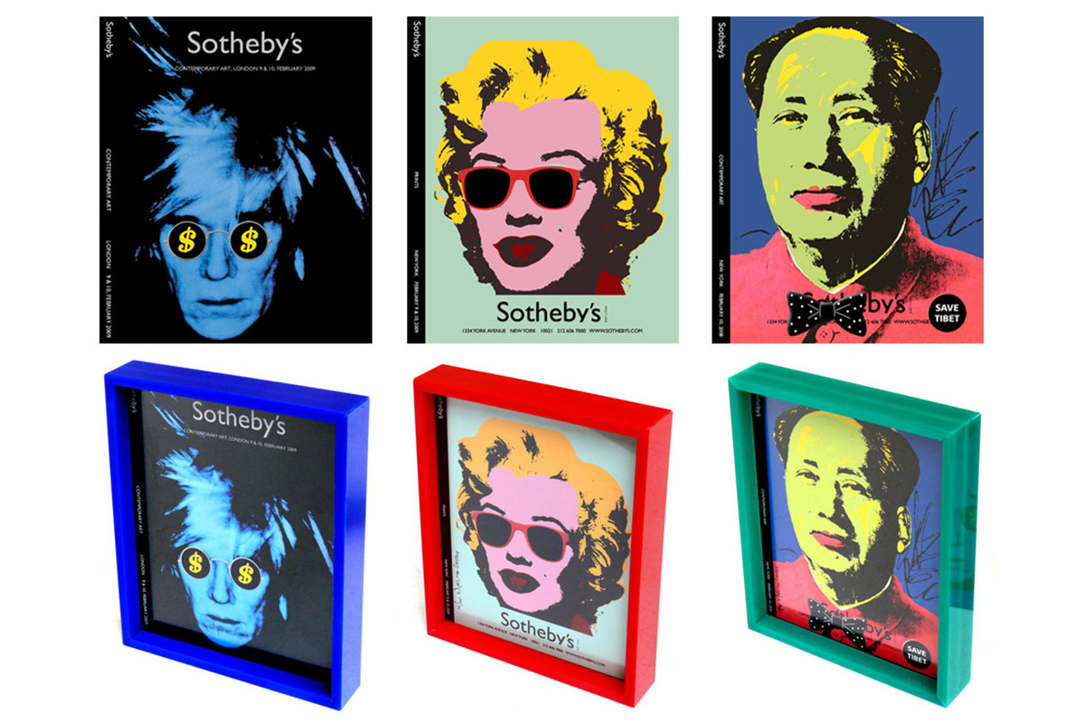 Série Sotheby's, 2010
Fotografia e adesivoEdição de 20
29 X 24 X 5 cm